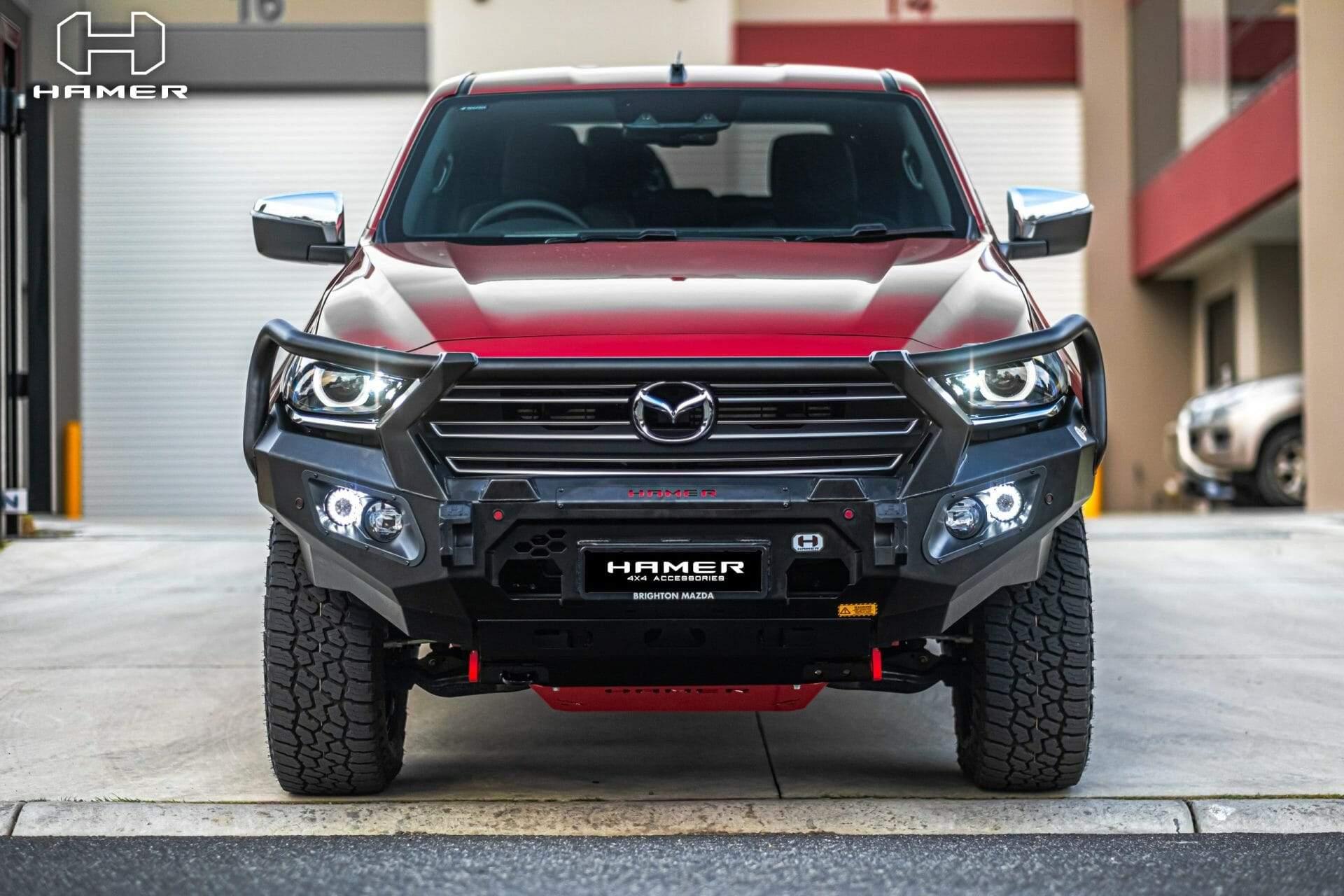 HAMER MAZDA BT50 2021-Present BULL BAR King Series Plus (Incl. Rated Recovery Points)