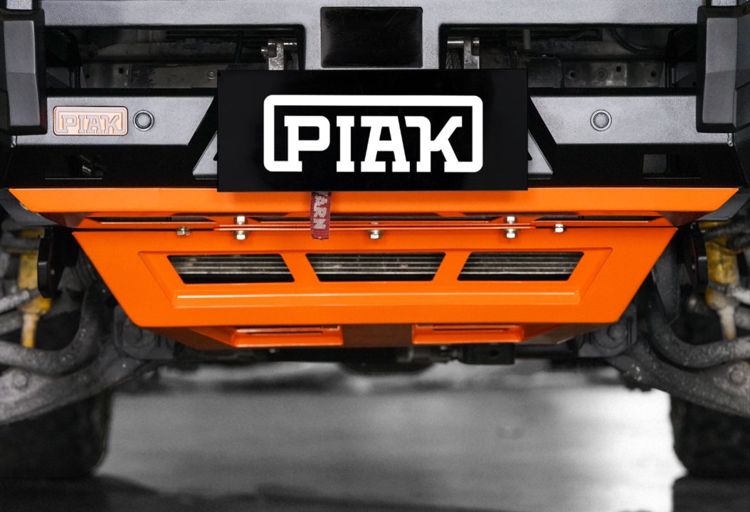 PIAK Elite 3-Loop Winch Bar Ford Ranger & Everest 2015-2022 (Black & Orange)