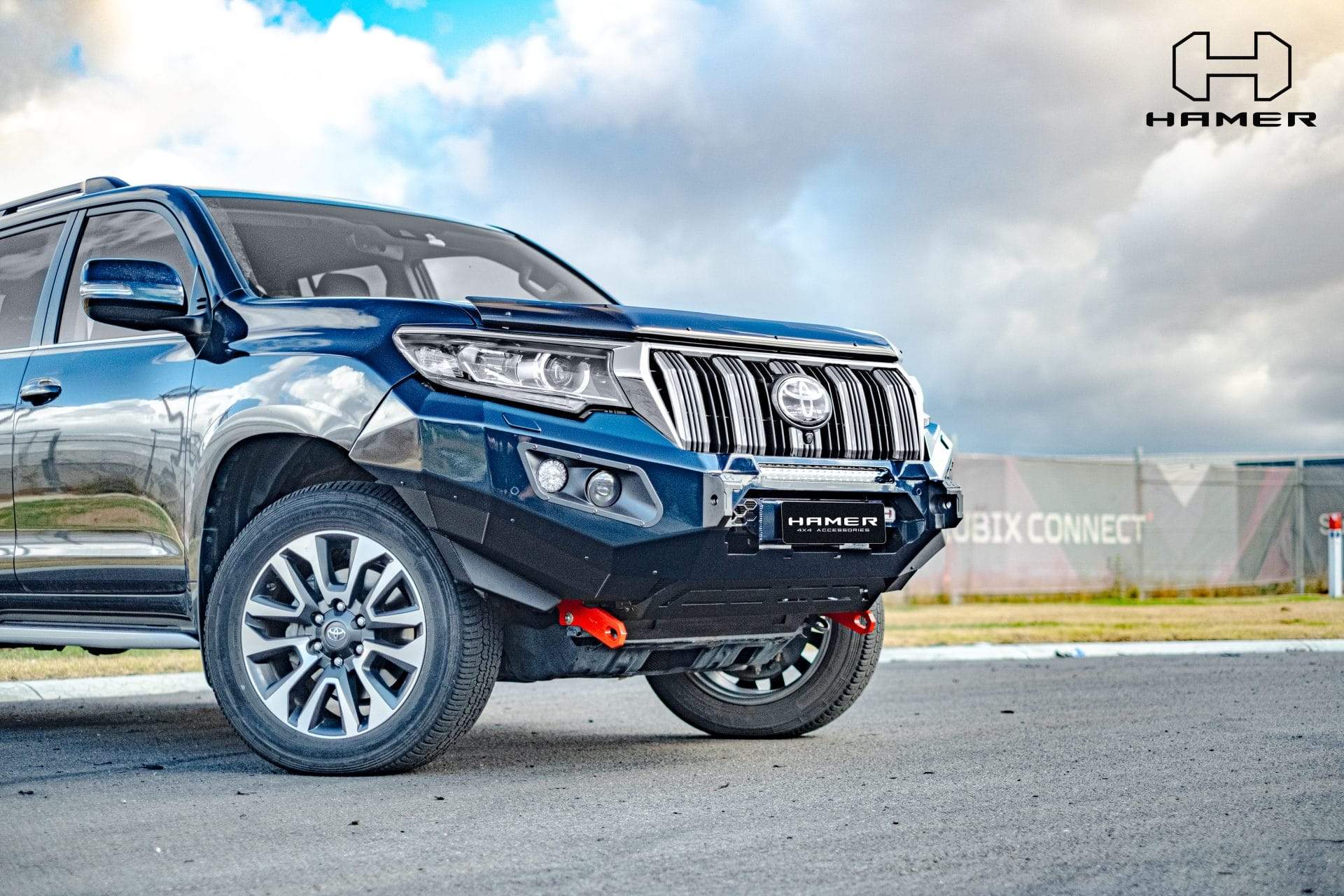 HAMER TOYOTA LANDCRUISER PRADO PRADO 150 SERIES 2018-Present BULL BAR King Series (Incl. Rated Recovery Points)