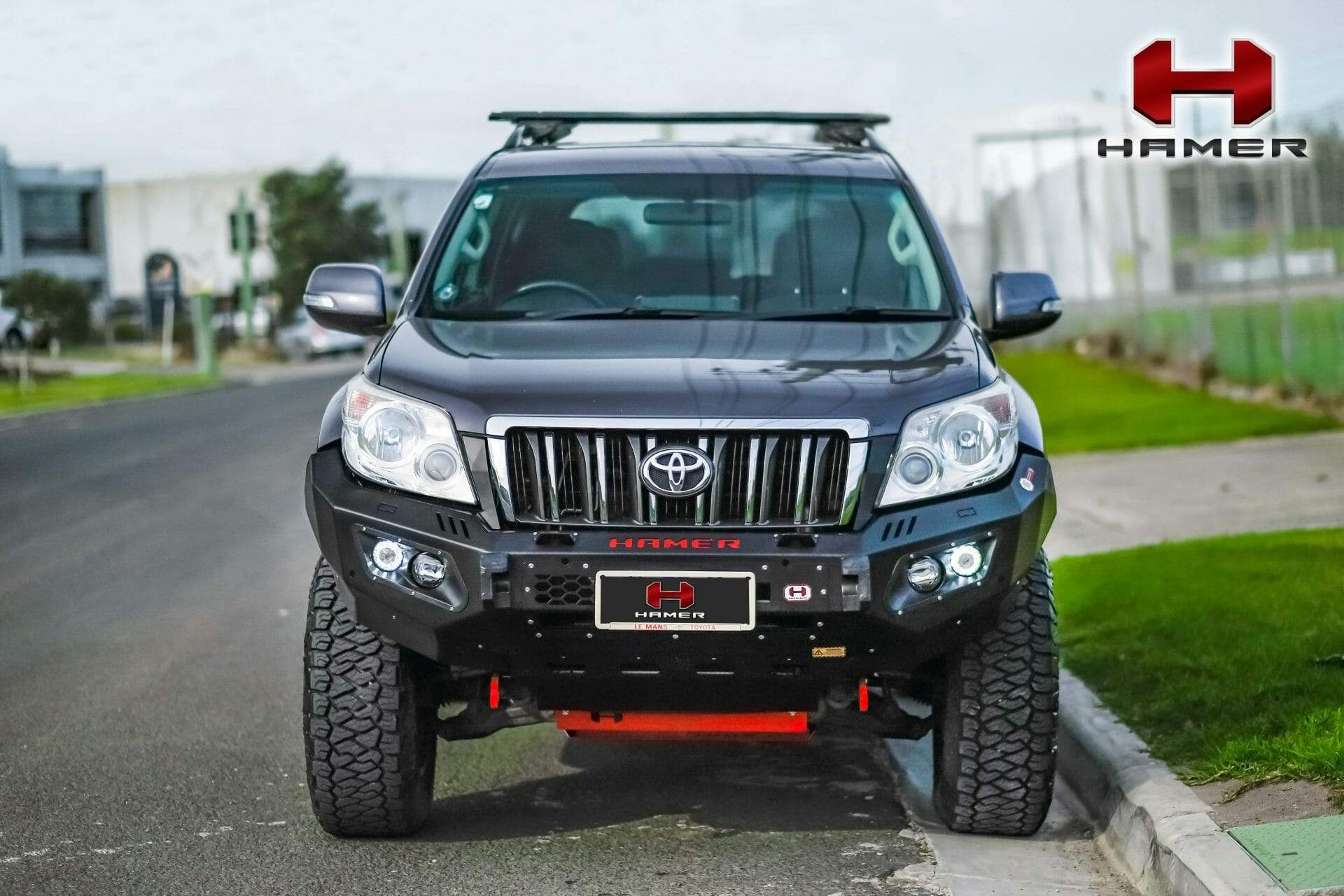 HAMER TOYOTA LANDCRUISER PRADO PRADO 150 SERIES 2009-2013 BULL BAR King Series (Incl. Rated Recovery Points)