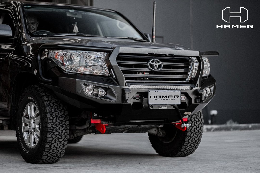 HAMER TOYOTA LANDCRUISER 200 SERIES 2010-2015 BULL BAR King Series Plus (Incl. Rated Recovery Points)
