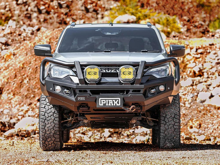 PIAK Genesis Loop Bar Isuzu D-Max 11/2023 on (Black Recovery Points & Black Bash Plate)
