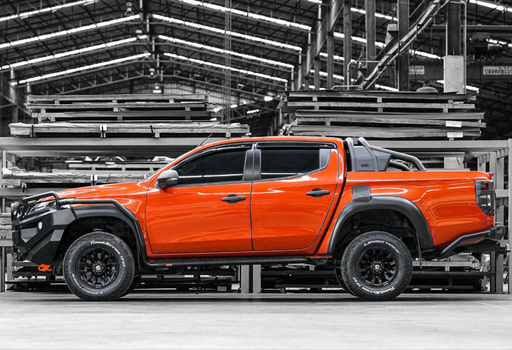 PIAK Elite 3-Loop Winch Bar Mitsubishi Triton 2019+ (Orange & Black)