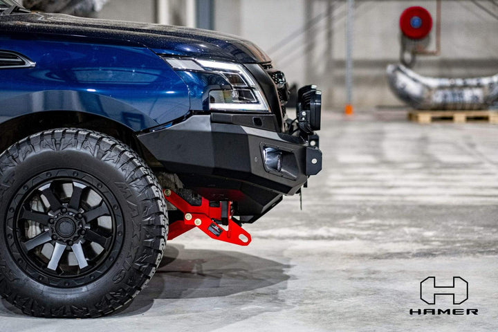 HAMER NISSAN PATROL Y62 SERIES 5 2020-Present BULL BAR King Series (Incl. Rated Recovery Points)