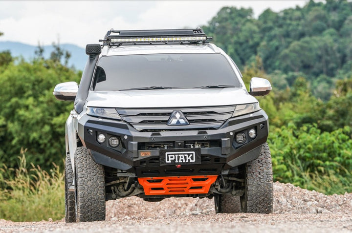 PIAK Elite Non Loop Winch Bar Mitsubishi Pajero Sport 2020+ (Black & Orange)