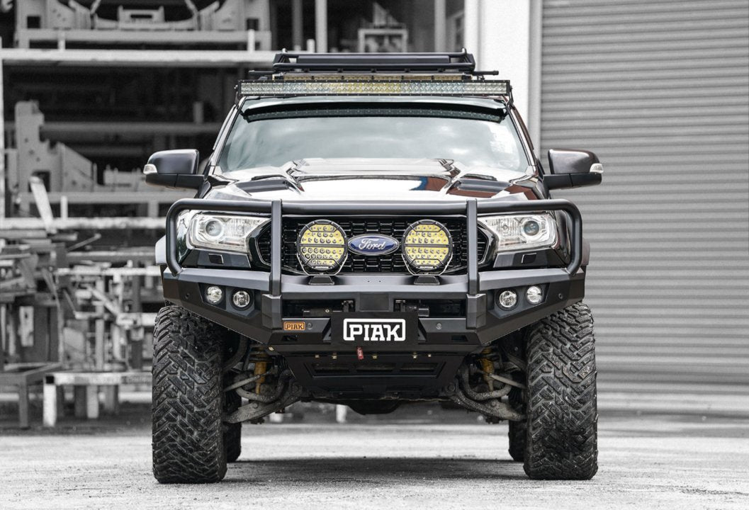 PIAK Elite 3-Loop Winch Bar Ford Ranger & Everest 2015-2022 (Black)