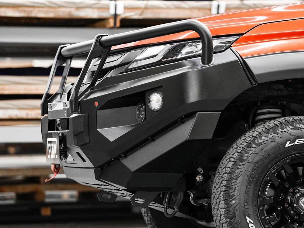 PIAK Elite 3-Loop Winch Bar Mitsubishi Triton 2018–2023 (Black & Black)