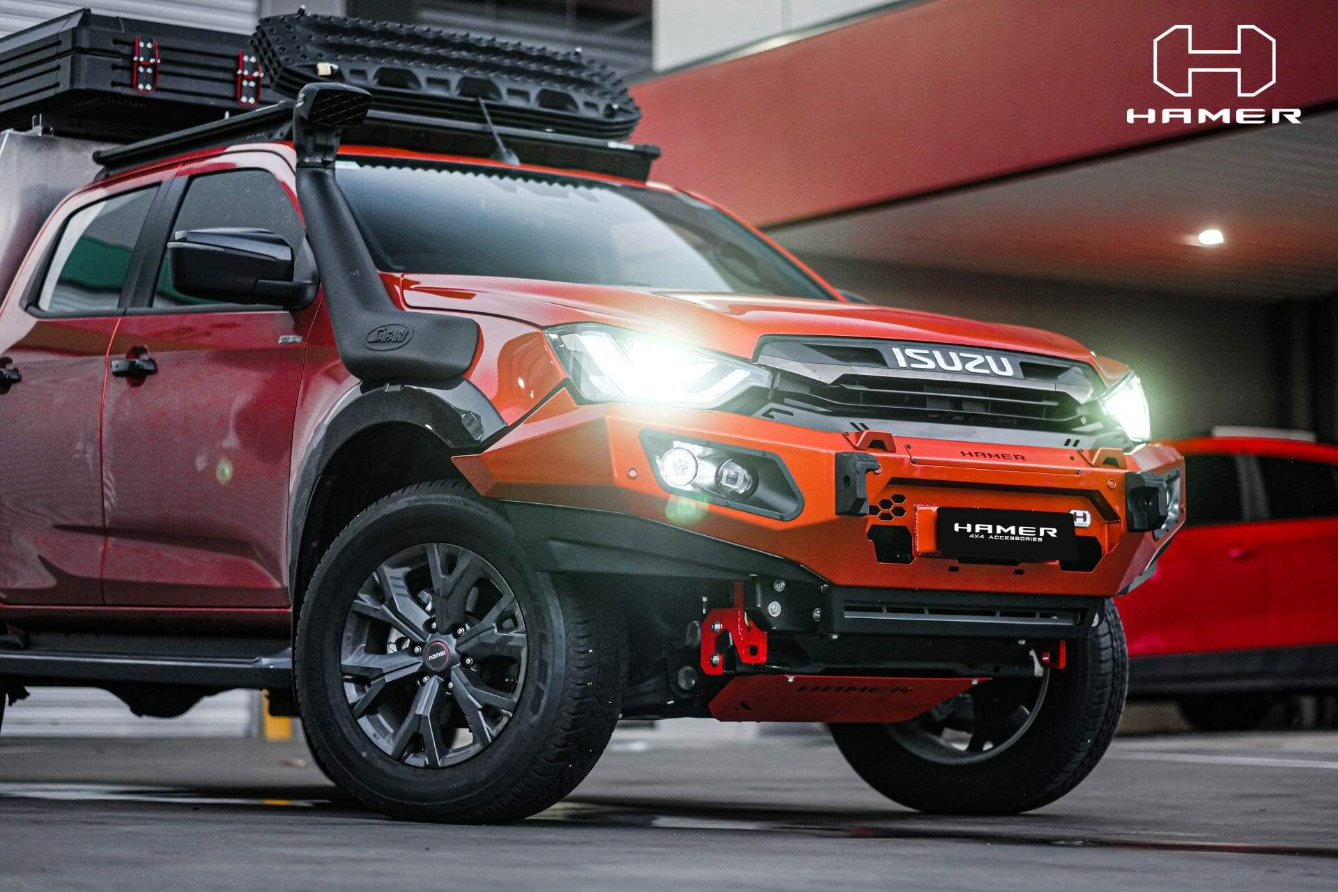 HAMER ISUZU D-MAX 2021-Present BULL BAR Prime Series (Incl. Rated Recovery Points) NEW FACE