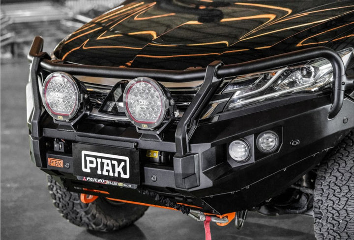PIAK Elite 3-Loop Winch Bar Mitsubishi Pajero Sport 2016-2020 (Orange Recovery Points)